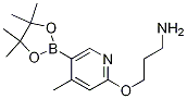 3-((4-Methyl-5-(4,4,5,5-tetraMethyl-1,3,2-dioxaborolan-2-yl)pyridin-2-yl)oxy)propan-1-aMine CAS#: 1353718-63-4