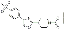 3-[4-(Methylsulfonyl)phenyl]-5-(1-Boc-4-piperidyl)-1,2,4-oxadiazole CAS#: 1272756-23-6