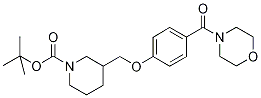 3-[4-(Morpholine-4-carbonyl)-phenoxyMethyl]-piperidine-1-carboxylic acid tert-butyl ester, 98+% C22H32N2O5, 分子量 404.51 CAS#: 1146080-07-0