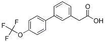 {3-[4-(TrifluoroMethoxy)phenyl]phenyl}acetic acid CAS#: 1224742-16-8