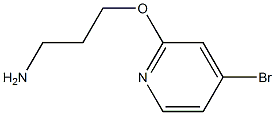 3-(4-broMopyridin-2-yloxy)propan-1-aMine CAS#: 1289076-09-0
