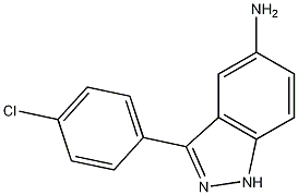 3-(4-chlorophenyl)-1H-indazol-5-amine CAS#: 1181335-70-5
