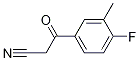 3-(4-fluoro-3-Methylphenyl)-3-oxopropanenitrile CAS#: 1342216-46-9