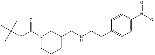 3-((4-nitrophenethylamino)methyl)piperidine-1-carboxylic tert butyl ester CAS#: 1204812-31-6