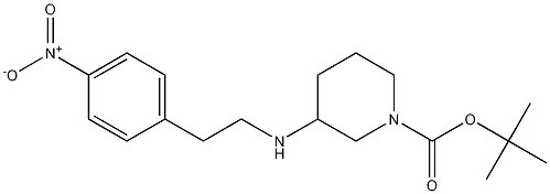 3-(4-nitrophenethylamino)piperidine-1-carboxylic acid tert butyl ester CAS#: 1204811-03-9