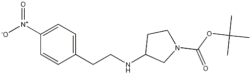 3-(4-nitrophenethylamino)pyrrolidine-1-carboxylic acid tert butyl ester CAS#: 1204811-06-2