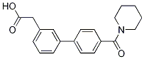 (3-{4-[(piperidin-1-yl)carbonyl]phenyl}phenyl)acetic acid CAS#: 1381944-32-6