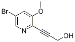 3-(5-Bromo-3-methoxypyridin-2-yl)prop-2-yn-1-ol CAS#: 1087659-22-0