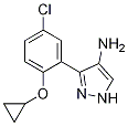 3-(5-Chloro-2-cyclopropoxyphenyl)-1H-pyrazol-4-aMine CAS#: 1260169-39-8