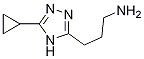 3-(5-cyclopropyl-4H-1,2,4-triazol-3-yl)propan-1-aMine CAS#: 1251143-96-0