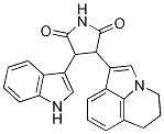 3-(5,6-dihydro-4H-pyrrolo[3,2,1-ij]quinolin-1-yl)-4-(1H-indol-3-yl)pyrrolidine-2,5-dione CAS#: 1239986-50-5
