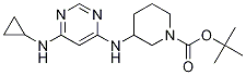 3-(6-CyclopropylaMino-pyriMidin-4-ylaMino)-piperidine-1-carboxylic acid tert-butyl ester CAS#: 1353944-47-4