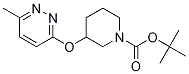3-(6-Methyl-pyridazin-3-yloxy)-piperidine-1-carboxylic acid tert-butylester CAS#: 1289388-46-0