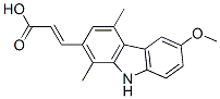 3-(6-methoxy-1,4-dimethyl-9H-carbazol-2-yl)acrylic acid CAS#: 72237-86-6