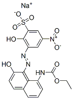 3-[[8-[(Ethoxycarbonyl)amino]-2-hydroxy-1-naphthalenyl]azo]-2-hydroxy-5-nitrobenzenesulfonic acid sodium salt CAS#: 71873-53-5