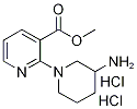 3-AMino-3,4,5,6-tetrahydro-2H-[1,2']bipyridinyl-3'-carboxylic acid Methyl ester dihydrochloride, 98+% C12H19Cl2N3O2, 分子量 308.21 CAS#: 1185309-86-7