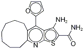 3-AMino-4-(2-furanyl)-6,7,8,9,10,11-hexahydro-5H-cyclonona[b]thieno[3,2-e]pyridine-2-carboxaMide CAS#: 1226794-97-3