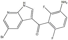 (3-Amino-2,6-difluorophenyl)(5-bromo-1H-pyrrolo[2,3-b]pyridin-3-yl)methanone CAS#: 1312941-98-2