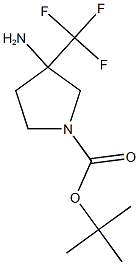 3-Amino-3-trifluoromethyl-pyrrolidine-1-carboxylic acid tert-butyl ester CAS#: 1260795-79-6