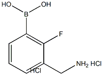 3-(Aminomethyl)-2-fluorophenylboronic acid, HCl CAS#: 1072946-44-1