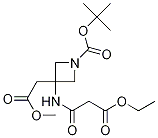 3-Azetidineacetic acid, 1-[(1,1-diMethylethoxy)carbonyl]-3-[(3-ethoxy-1,3-dioxopropyl)aMino]-, Methyl ester CAS#: 1105662-91-6