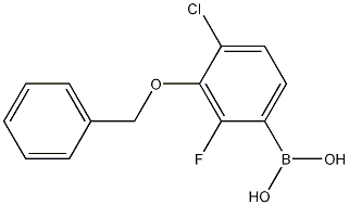 3-Benzyloxy-4-chloro-2-fluorophenylboronic acid CAS#: 1256346-27-6