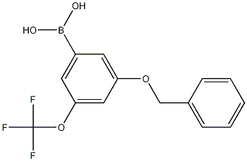 3-(Benzyloxy)-5-(trifluoromethoxy)phenylboronic acid CAS#: 1256345-95-5