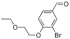3-BroMo-4-(2-ethoxyethoxy)benzaldehyde CAS#: 1341950-98-8