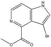 3-BroMo-5-azaindole-4-carboxylic acid Methyl ester CAS#: 1167055-69-7