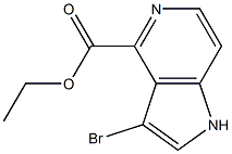 3-BroMo-5-azaindole-4-carboxylic acid ethyl ester CAS#: 1167055-83-5