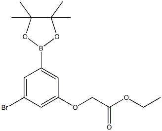 3-BroMo-5-(ethoxycarbonylMethoxy)phenylboronic acid, pinacol ester CAS#: 1218789-53-7
