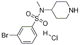 3-BroMo-N-Methyl-N-piperidin-4-yl-benzenesulfonaMide hydrochloride CAS#: 1353978-73-0