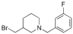 3-BroMoMethyl-1-(3-fluoro-benzyl)-piperidine CAS#: 1353948-39-6