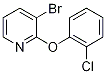 3-Bromo-2-(2-chlorophenoxy)pyridine CAS#: 1215809-13-4