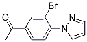 3'-Bromo-4'-(1H-pyrazol-1-yl)acetophenone CAS#: 1186663-58-0