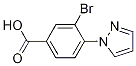 3-Bromo-4-(1H-pyrazol-1-yl)benzoic Acid CAS#: 1186663-57-9