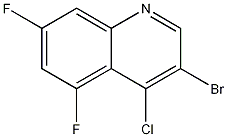 3-Bromo-4-chloro-5,7-difluoroquinoline CAS#: 1204811-88-0