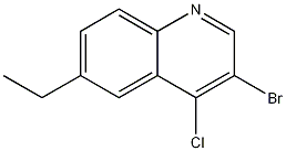 3-Bromo-4-chloro-6-ethylquinoline CAS#: 1204811-83-5