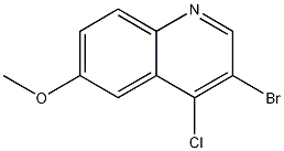 3-Bromo-4-chloro-6-methoxyquinoline CAS#: 1203579-29-6