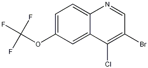 3-Bromo-4-chloro-6-trifluoromethoxyquinoline CAS#: 1204811-48-2