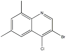3-Bromo-4-chloro-6,8-dimethylquinoline CAS#: 1204812-23-6