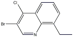 3-Bromo-4-chloro-8-ethylquinoline CAS#: 1204811-75-5