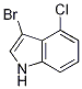 3-Bromo-4-chloroindole CAS#: 1181332-74-0