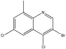 3-Bromo-4,6-dichloro-8-methylquinoline CAS#: 1204811-05-1