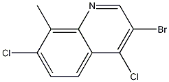 3-Bromo-4,7-dichloro-8-methylquinoline CAS#: 1204811-04-0