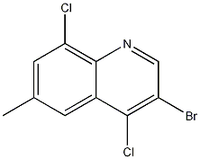 3-Bromo-4,8-dichloro-6-methylquinoline CAS#: 1204811-20-0