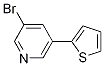 3-Bromo-5-(2-thienyl)pyridine CAS#: 1211541-09-1