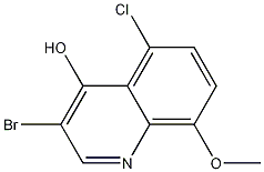 3-Bromo-5-chloro-4-hydroxy-8-methoxyquinoline CAS#: 1204811-25-5