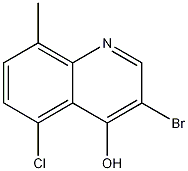 3-Bromo-5-chloro-4-hydroxy-8-methylquinoline CAS#: 1204811-71-1