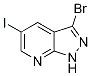 3-Bromo-5-iodo-1H-pyrazolo[3,4-b]pyridine CAS#: 1305324-61-1